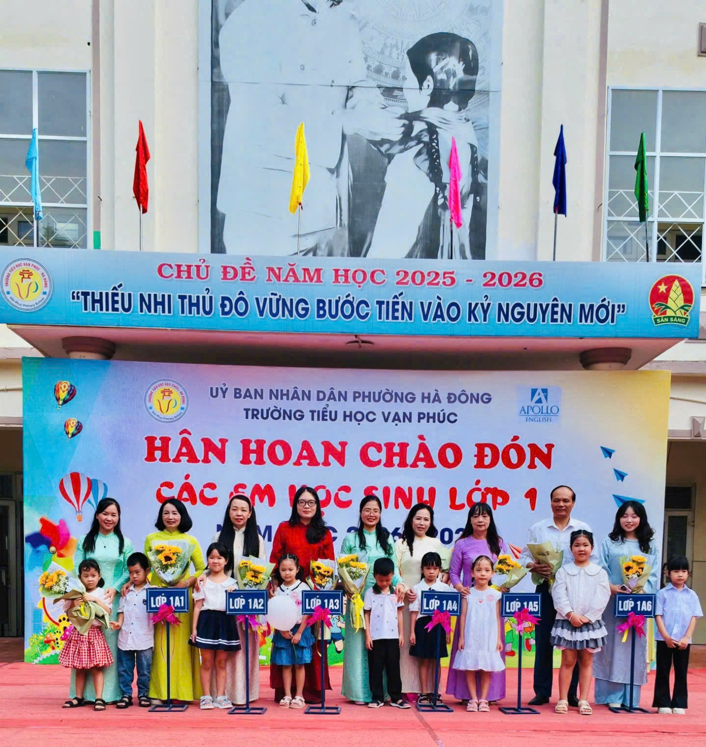 Trường tiểu học Vạn Phúc - Hân hoan chào đón học sinh lớp 1 năm học 2026–2027